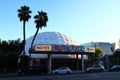 Hollywood, California: Pacific`s CINERAMA Dome Theatre, movie theater located at Sunset Boulevard Royalty Free Stock Photo