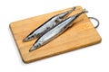 Pacific Saury Royalty Free Stock Photo