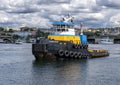 The PACIFIC TITAN towing vessel on the Lake Washington Ship Canal