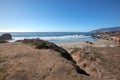 Pacific Valley beach on the Big Sur central California coasline USA