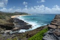 Pacific Vista From Halona Blowhole Lookout Royalty Free Stock Photo