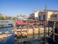 Pacific Wharf, Disney California Adventure Park Royalty Free Stock Photo