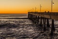 Pacifica Pier beach sunset