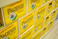 Pacifico boxes at the grocery store