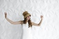 Pacified Woman in Straw Hat