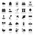 Pack Of Agriculture Solid Icons