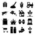 Pack of Agriculture Solid Icons