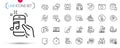 Pack of Artificial intelligence, Family questions and New message line icons. Pictogram icon. Vector