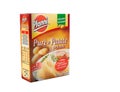 Pack with bags of mashed potatoes Pfanni brand