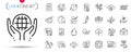 Pack of Checklist, Attention and Certificate diploma line icons. Pictogram icon. Vector