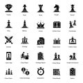 Pack of Chess Glyph Icon