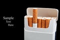 A pack of cigarettes