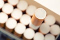 Pack of cigarettes Royalty Free Stock Photo