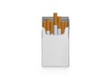 Pack of cigarettes isolated on white background Royalty Free Stock Photo