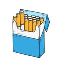 Pack of cigarettes Royalty Free Stock Photo