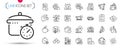 Pack of Cloud protection, 3d chart and Question bubbles line icons. Pictogram icon. Vector