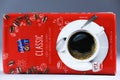 Pack of coffee from Aldi, private brand