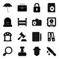 Pack of Crime and Law Icons