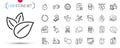 Pack of Cursor, Face detect and Chemical hazard line icons. Pictogram icon. Vector
