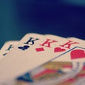 Pack of decks king hearts spades