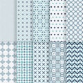 Pack of decorative vector patterns. Royalty Free Stock Photo