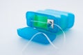 Pack of dental floss Royalty Free Stock Photo