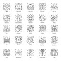 Pack Of Family Relations line Icons