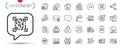 Pack of Fuel price, Fake news and Work home line icons. Pictogram icon. Vector