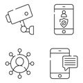 Pack of Gdpr Linear Icons