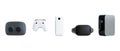 Pack of Google Stadia Game Controller and Hardware Lineup set against transparent background Royalty Free Stock Photo