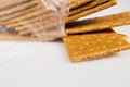 Pack of graham crackers Royalty Free Stock Photo