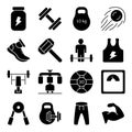 Pack of Heavy Athletics Linear Icons