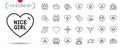 Pack of Kiss me, Be true and Hold heart line icons. Pictogram icon. Vector