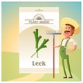 Pack of Leek seeds icon Royalty Free Stock Photo