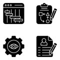 Pack of Management and Setting Solid Icons