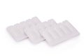 Pack of medical suppositories Clipping path