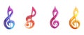 Pack of Musical Note Icon Set Against Transparent Background for Music, Creative, or Design Projects Royalty Free Stock Photo