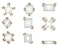 Pack of nine forms of pearl tones.