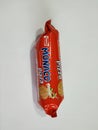 Pack of Parle Monaco Pizza Biscuits isolated in a white background