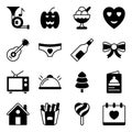 Pack of Party and Event Solid Icons