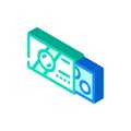 pack of pills isometric icon vector illustration