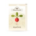 Pack of Radish seeds icon