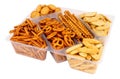 Pack Of Savoury Pretzel And Cracker Snack Mix Royalty Free Stock Photo
