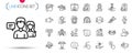 Pack of Smile chat, Freezing and Lgbt line icons. Pictogram icon. Vector