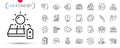 Pack of Tablet pc, Swipe up and Road line icons. Pictogram icon. Vector