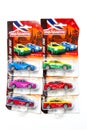 Pack of Thailand taxi series of Majorette diecast car model toy Royalty Free Stock Photo