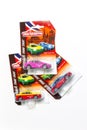 Pack of Thailand taxi series of Majorette diecast car model toy Royalty Free Stock Photo