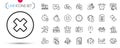 Pack of Wholesale goods, Internet and Comment line icons. Pictogram icon. Vector