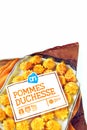 Package of Albert Heijn Pommes Duchesse. Royalty Free Stock Photo