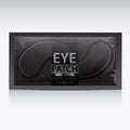 Package of black Hydrating Under Eye Gel Patches. Vector illustration of realistic eye gel patches